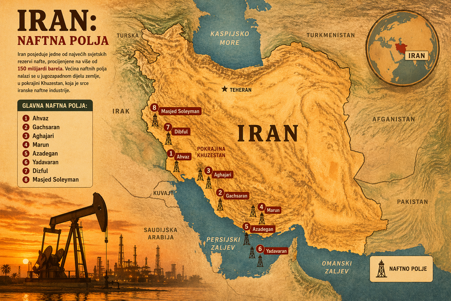 Iranska naftna polja